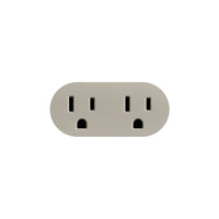 Thumbnail for 15 amp prado unifit duplex outlet in clay finish