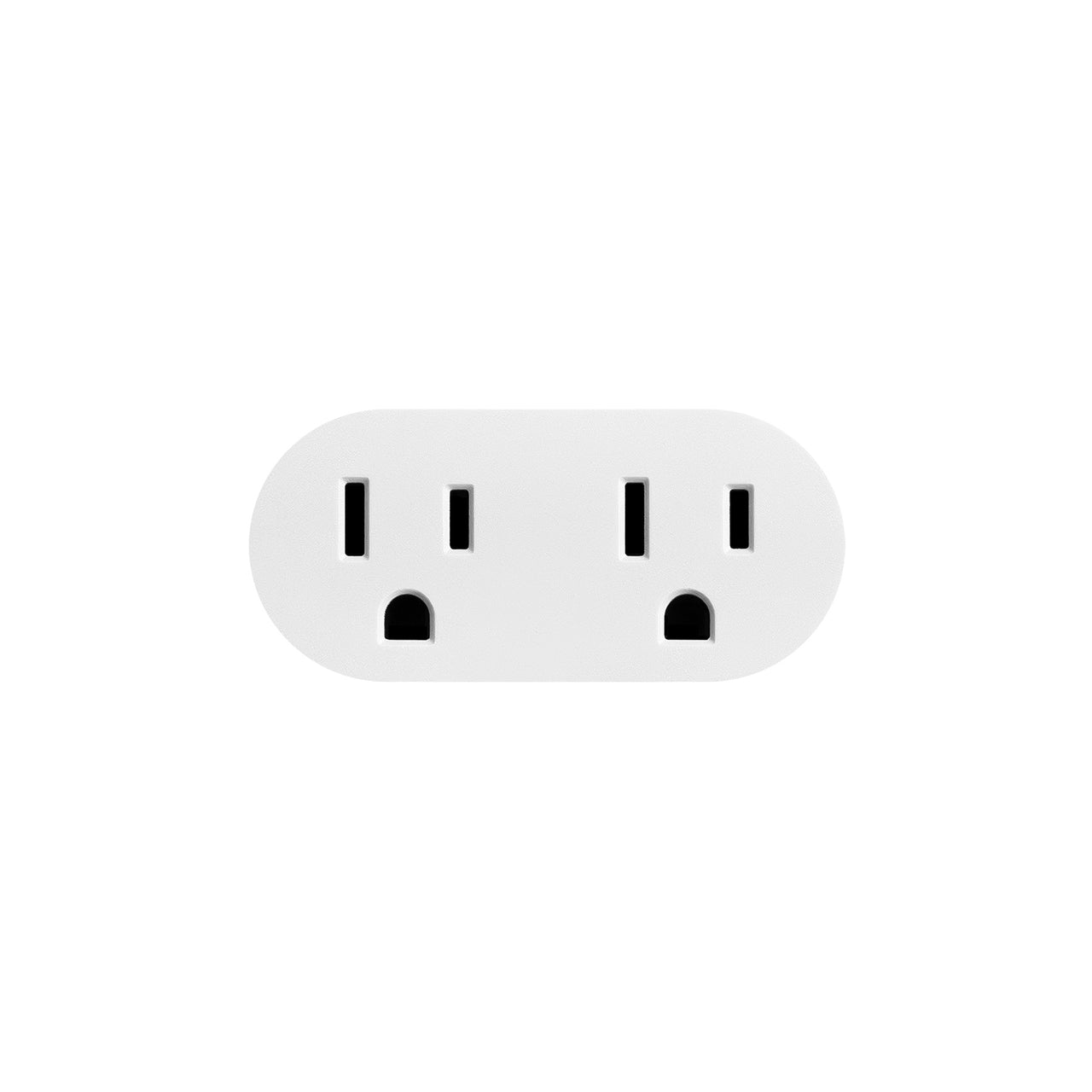 prado unifit duplex outlet in white finish