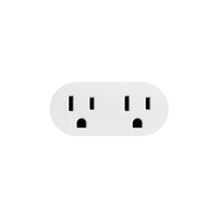 Thumbnail for prado unifit duplex outlet in white finish
