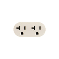 Thumbnail for 20 amp prado unifit duplex outlet minimalist kitchen outlet