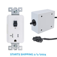 Thumbnail for 20 amp Safety Interlock Outlet with Side Mount Limit Switch