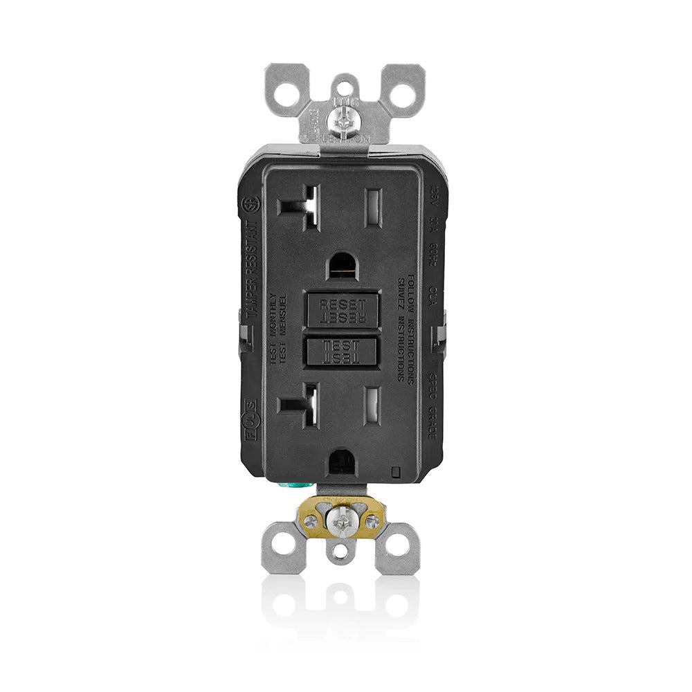 Leviton GFTR2 20 Amp SmartlockPro® GFCI Receptacle/Outlet, Tamper-Resistant