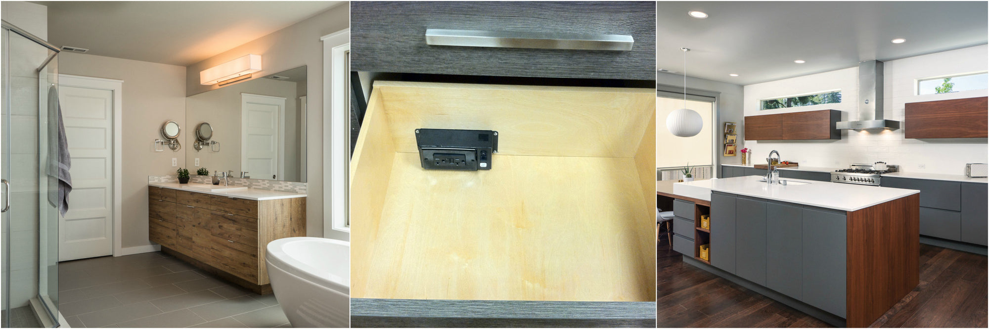 Cabinet Companies Now Offer Pre-Specified Docking Drawer Outlets