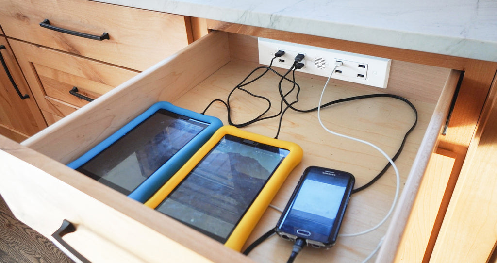 5 Inspirational Family Kitchen Charging Stations Docking Drawer