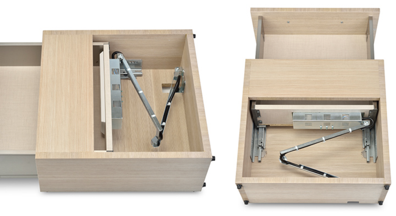 Docking Drawer outlet arms