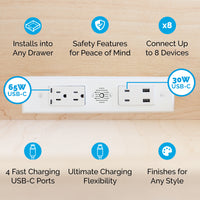 Thumbnail for 15 amp Blade Duo fast charging features chart