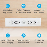 Thumbnail for 15 amp Blade Duo features chart