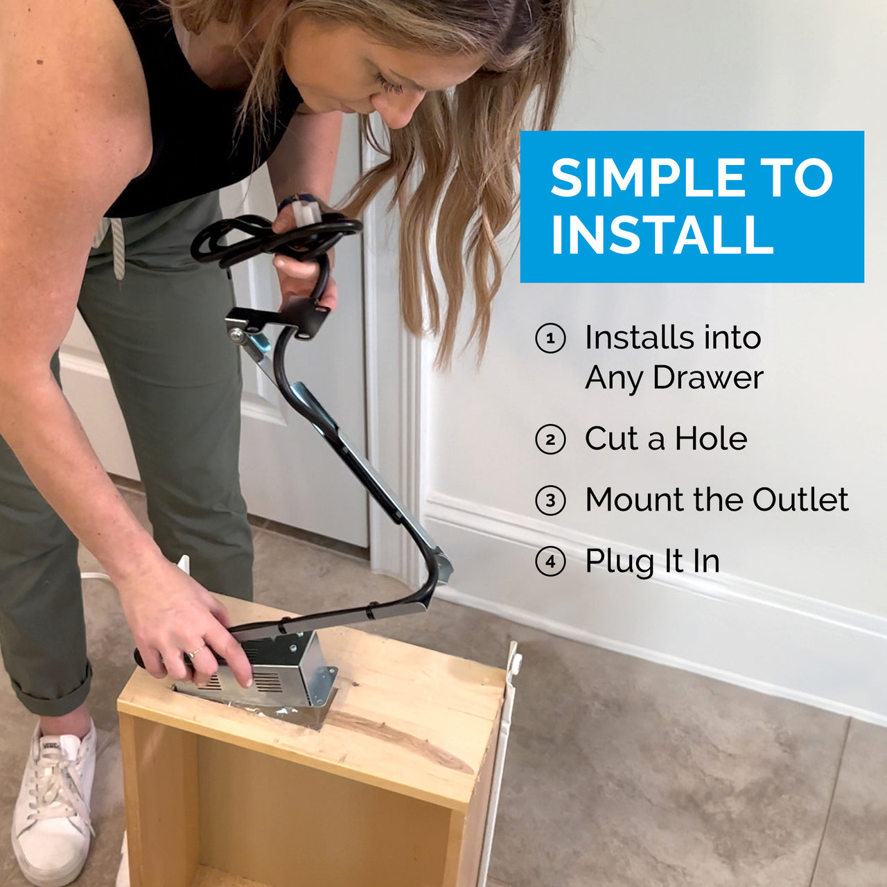 15 amp Blade Outlet installation steps.