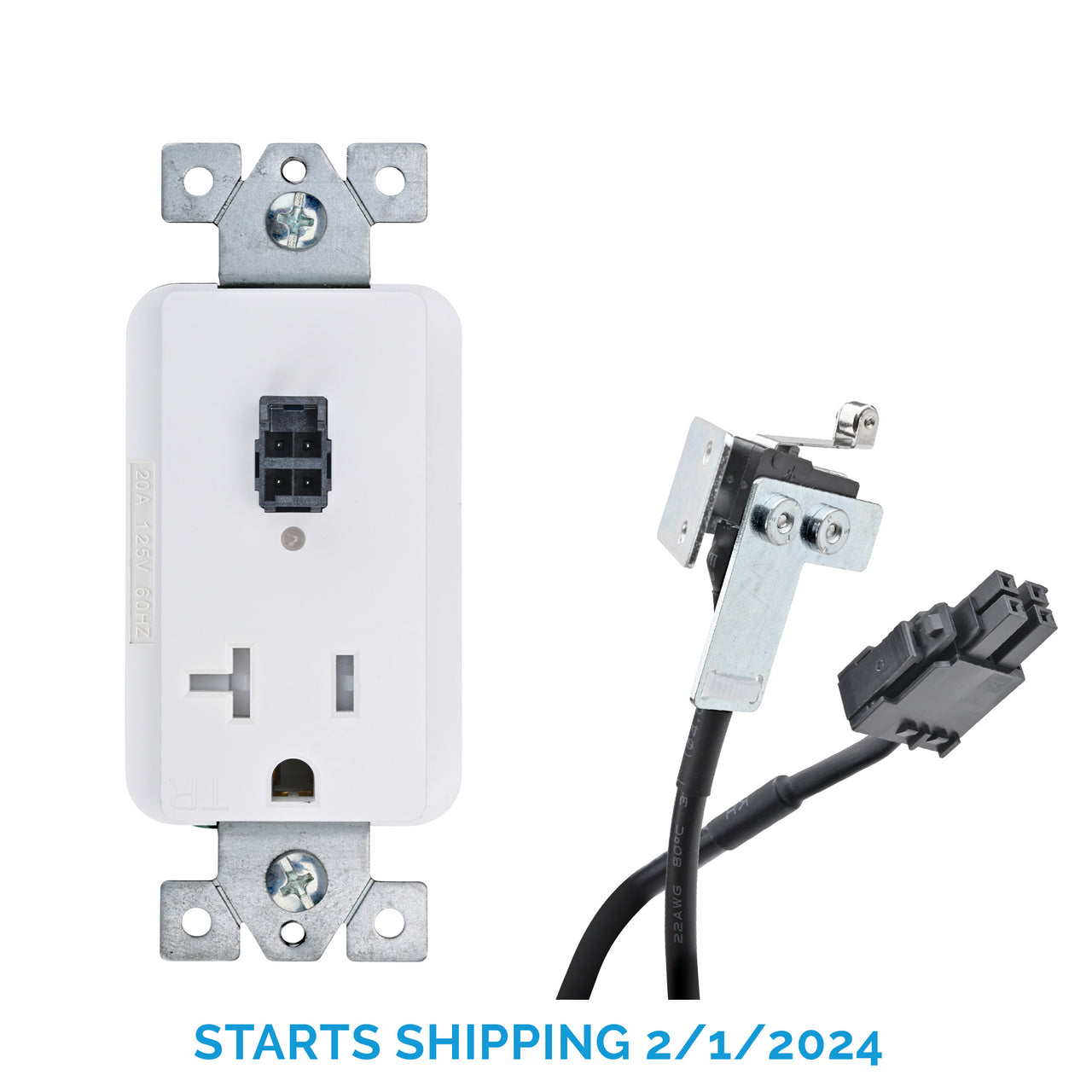 20 amp Safety Interlock Outlet with Blade Limit Switch