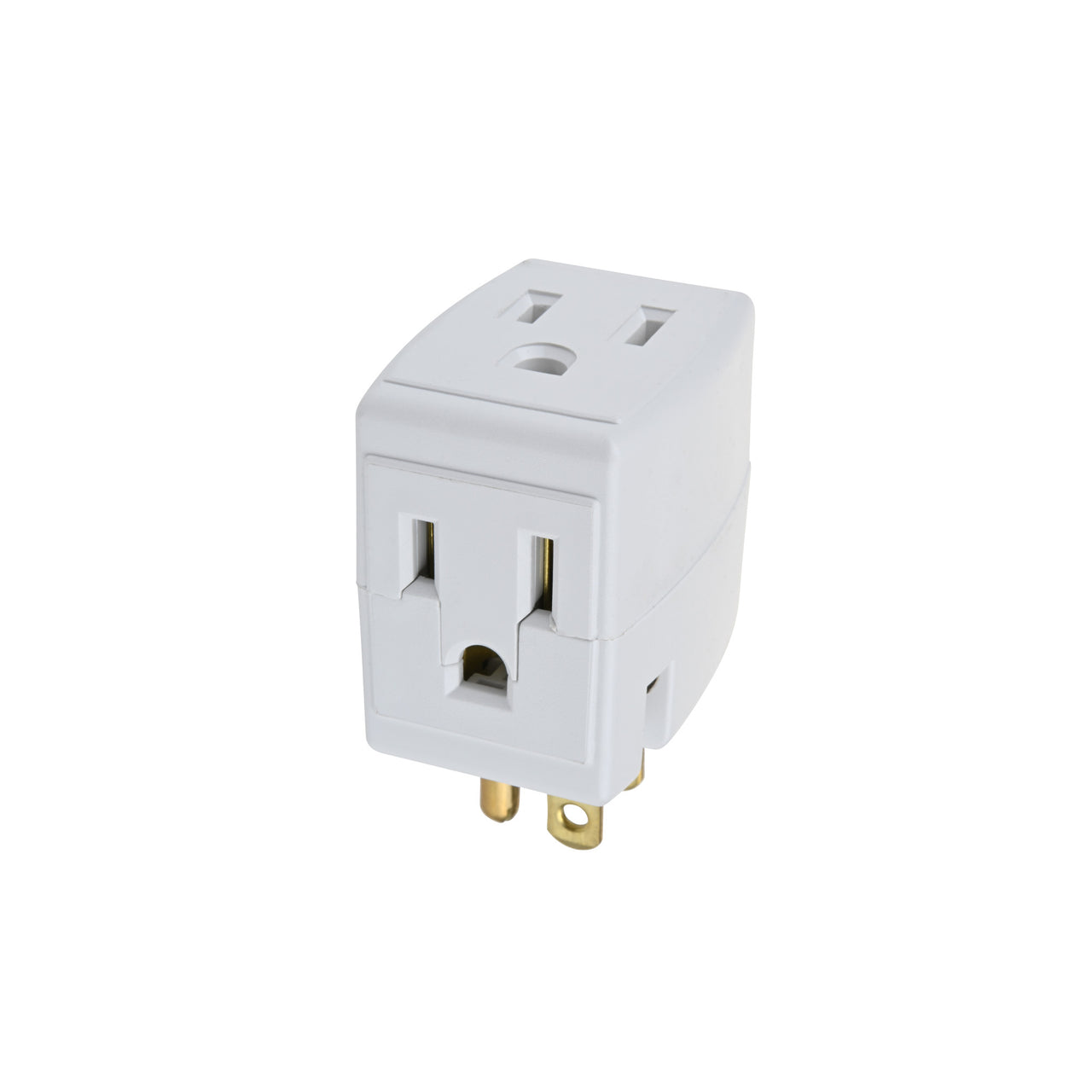 Leviton Grounded Triple Cube Outlet Adapter