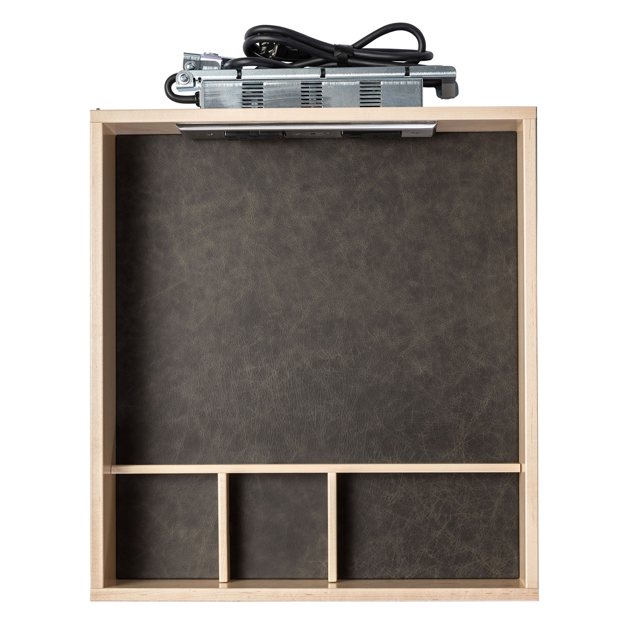 Preconfigured Charging Drawer for Frameless Cabinets – Docking Drawer