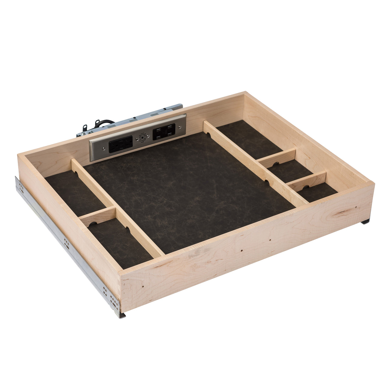 Preconfigured Charging Drawer for Framed Cabinets – Docking Drawer