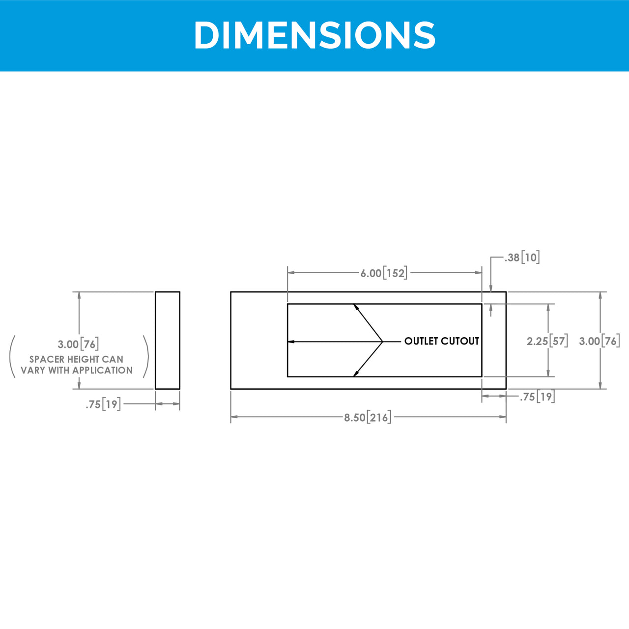 Blade Series Spacer