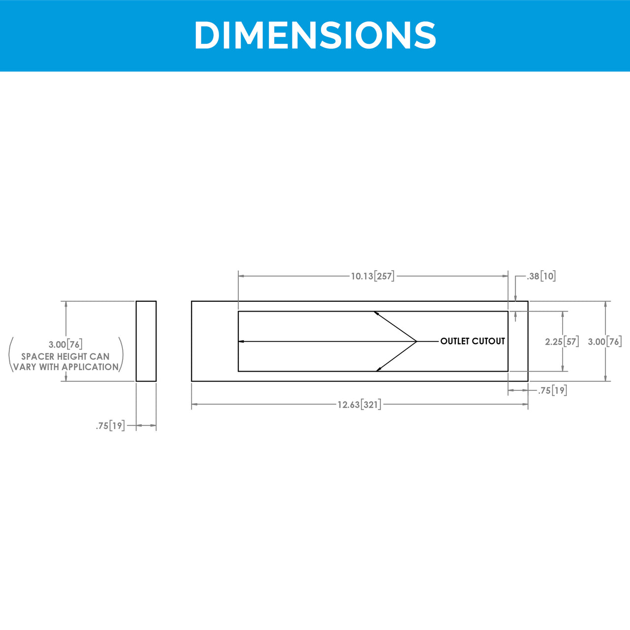 Blade Series Spacer