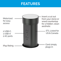 Point Pod Connect Pop-Up Outlet | Docking Drawer