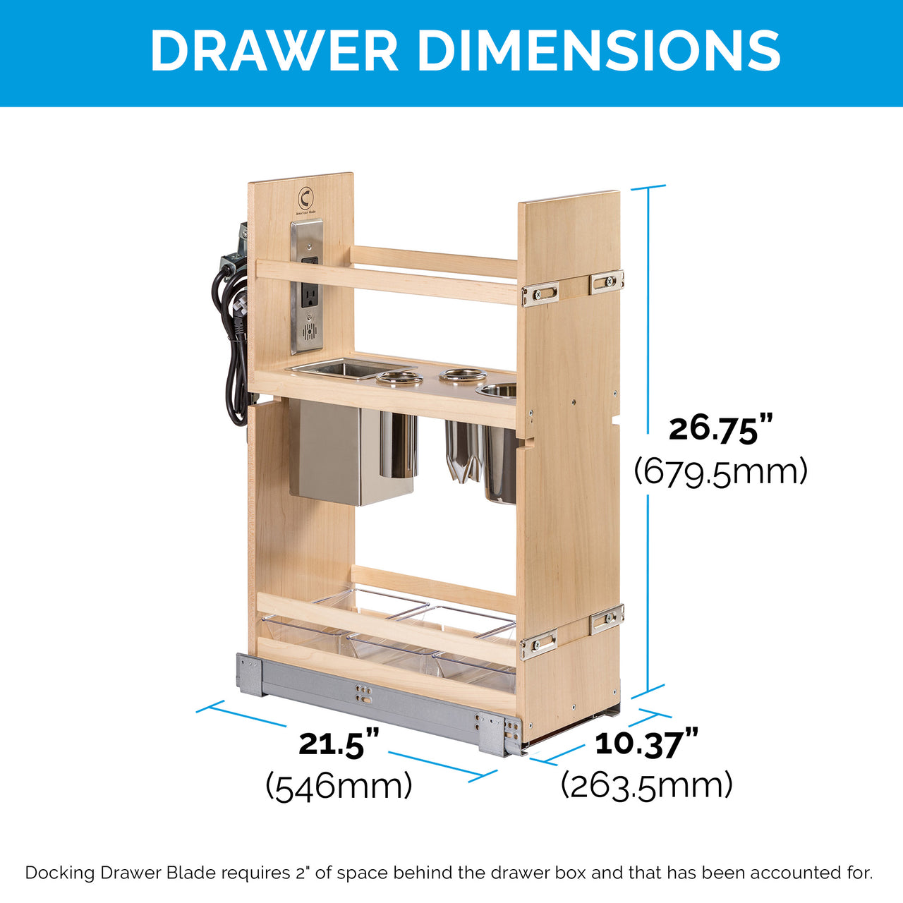 Preconfigured Vanity Grooming Organizer