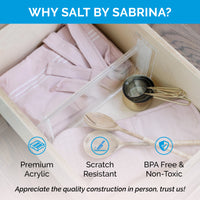 Thumbnail for Salt by Sabrina acrylic drawer divider