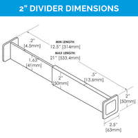 Thumbnail for expandable acrylic drawer divider