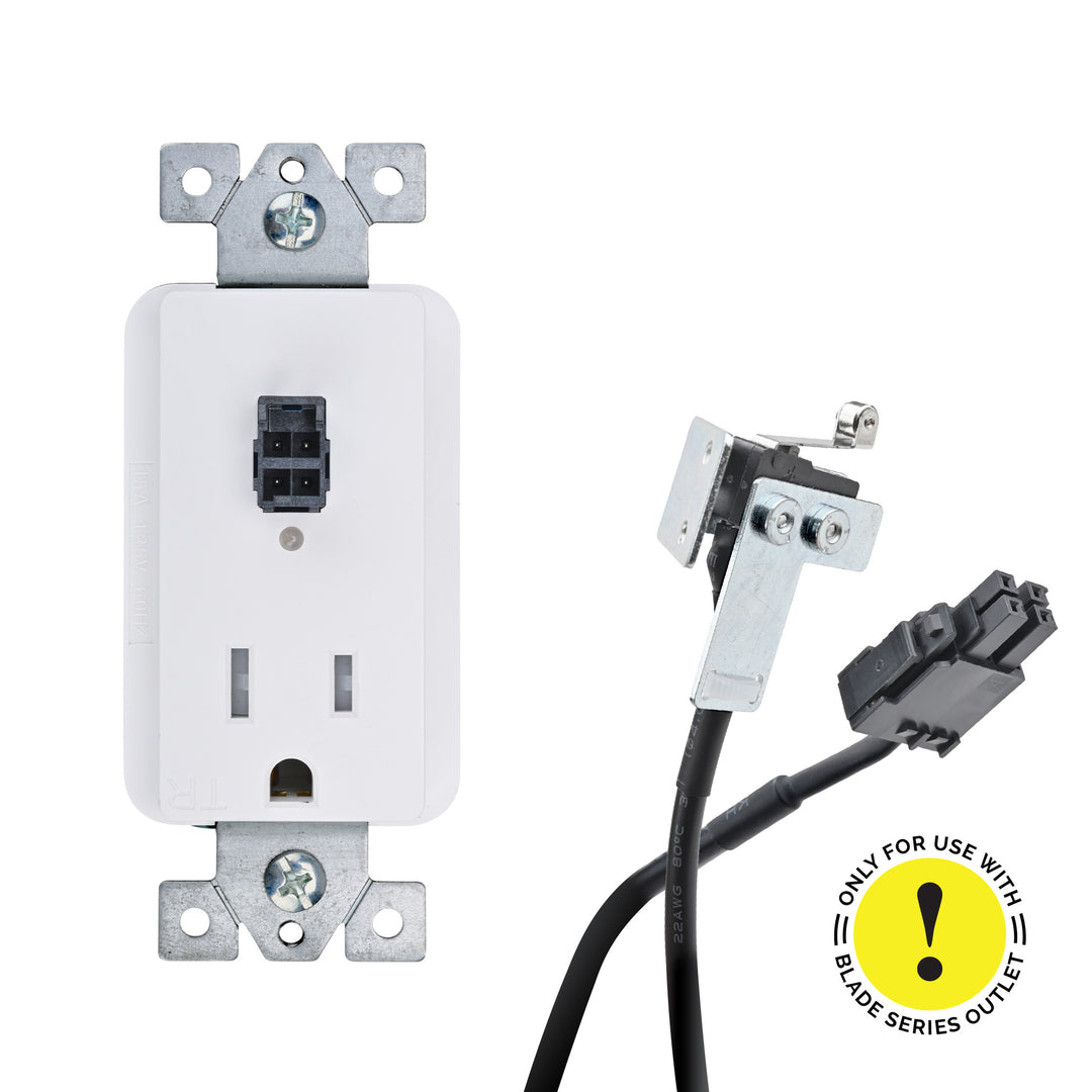 15 amp Safety Interlock Outlet with Blade Limit Switch