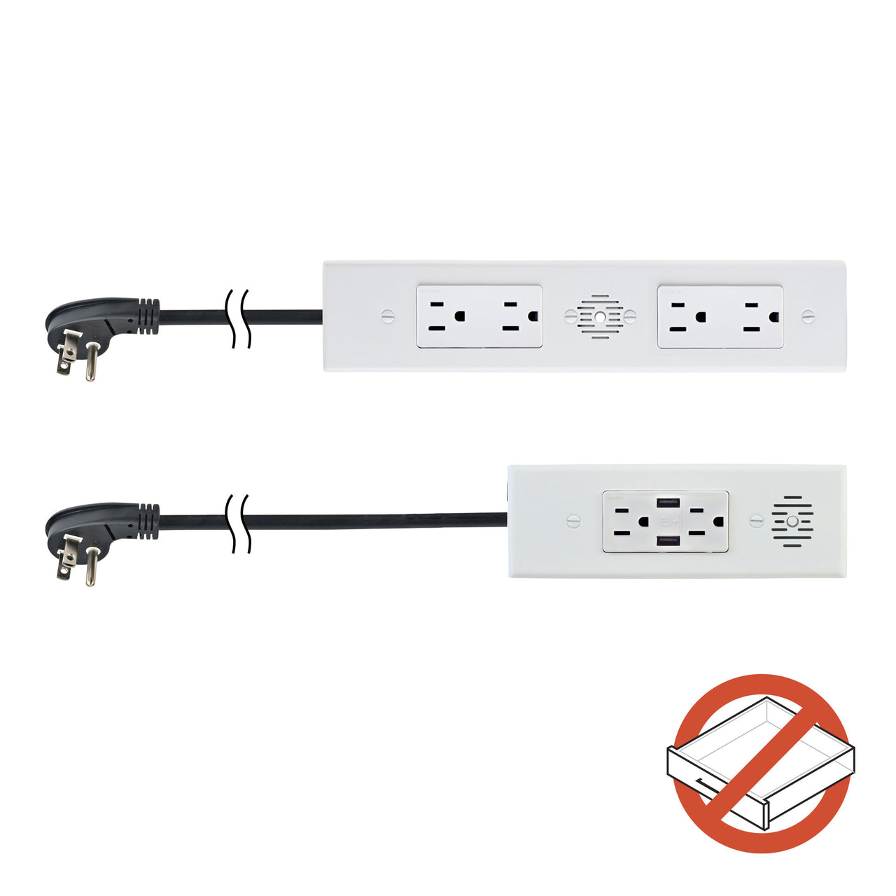 15 amp Blade Series Fixed Safety Outlet