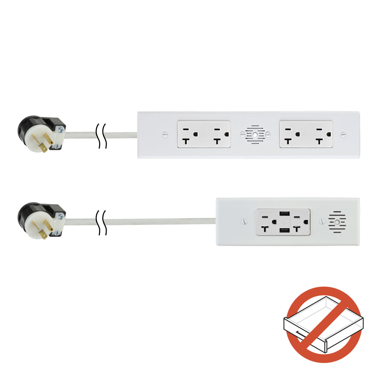 20 amp Blade Series Fixed Safety Outlet