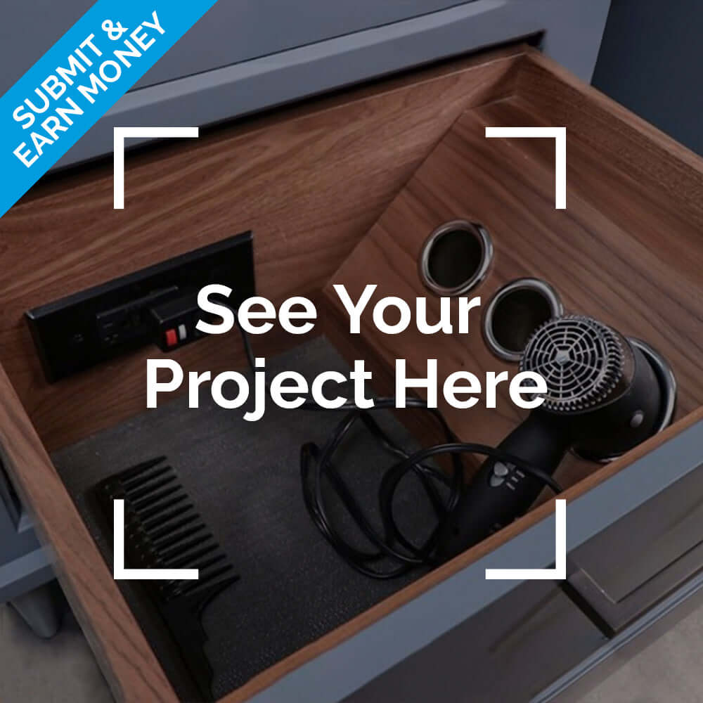Docking Drawer Blade, 15 amps | Create a Drawer Charging Station